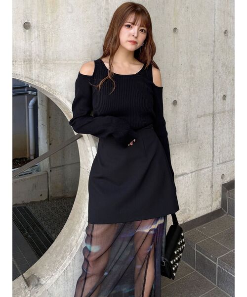 MURUA（ムルーア）の「セパレートレイヤードスカート（スカート・レディース・オレンジ/ブルー・FREE）」の18枚目の写真