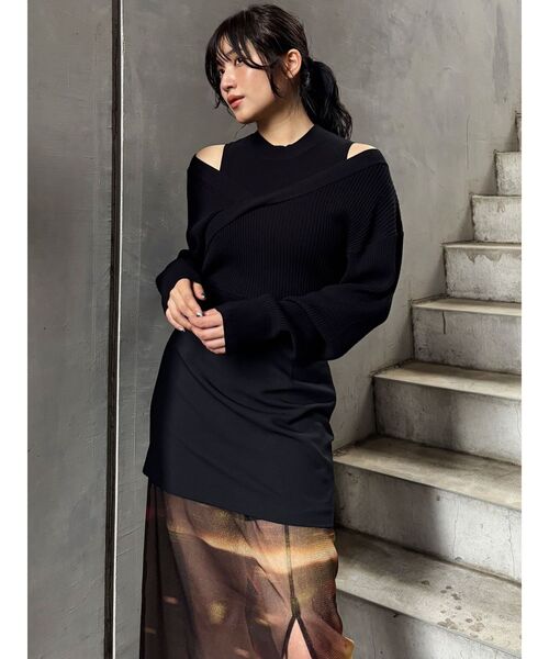 MURUA（ムルーア）の「セパレートレイヤードスカート（スカート・レディース・オレンジ/ブルー・FREE）」の22枚目の写真