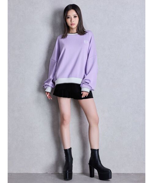 GYDA（ジェイダ）の「Velourフリルショートパンツ（その他パンツ・レディース・アイボリー/ブラック/カーキ・FREE）」の14枚目の写真