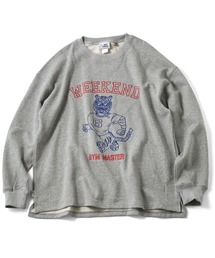 10.3oz WEEKEND 刺繍スウェットビッグTEE