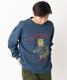 10.3oz WEEKEND 刺繍スウェットビッグTEE