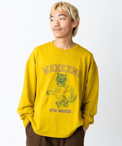 10.3oz WEEKEND 刺繍スウェットビッグTEE