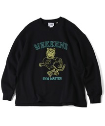 10.3oz WEEKEND 刺繍スウェットビッグTEE