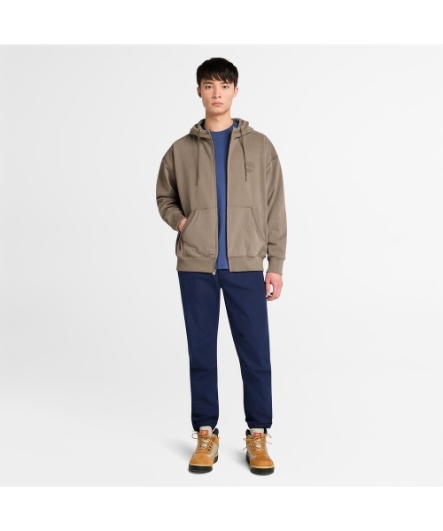Timberland（ティンバーランド）の「フルジップ スウェットシャツ メンズ（パーカー・メンズ・ブラウン・LARGE/MEDIUM/X-LARGE/XX-LARGE）」の2枚目の写真