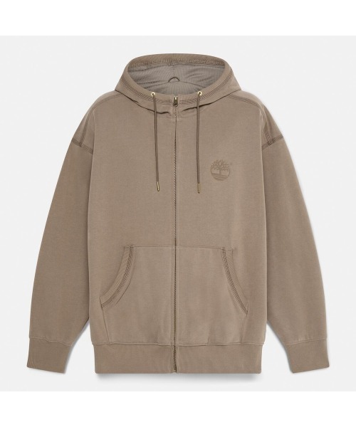 Timberland（ティンバーランド）の「フルジップ スウェットシャツ メンズ（パーカー・メンズ・ブラウン・LARGE/MEDIUM/X-LARGE/XX-LARGE）」の5枚目の写真