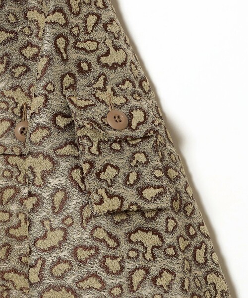 BEAMS PLUS（ビームスプラス）の「カモ ジャカード ミリタリー シャツ ジャケット（ブルゾン・メンズ・カーキ/ブラウン・S/M/L/XL）」の6枚目の写真