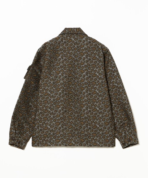 BEAMS PLUS（ビームスプラス）の「カモ ジャカード ミリタリー シャツ ジャケット（ブルゾン・メンズ・カーキ/ブラウン・S/M/L/XL）」の19枚目の写真