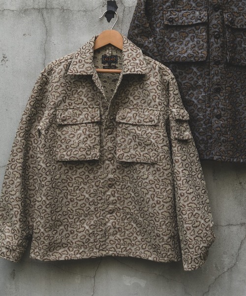 カモ ジャカード ミリタリー シャツ ジャケット（ブルゾン）｜BEAMS