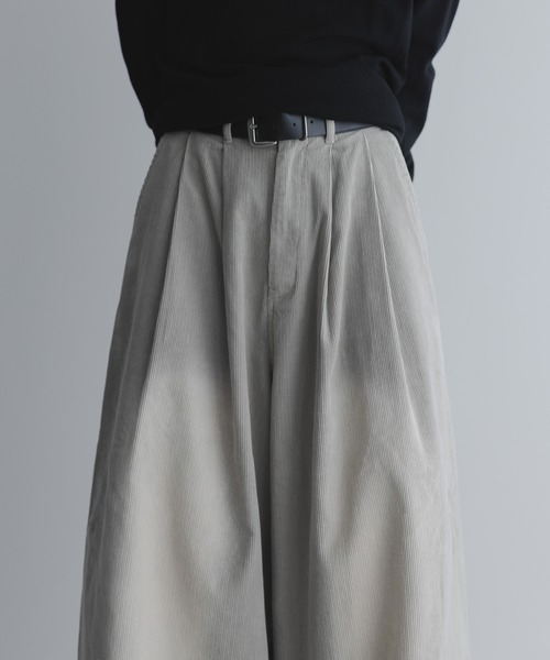 remer(リメール)の「Loose Blust Drape Corduroy Buggy PT / ルーズブラストドレープコーデュロイバギーワイドパンツ(その他パンツ・メンズ・ブラウン系その他/グレー系その他/ブラック系その他・LARGE/MEDIUM/SMALL/X-SMALL)」の18枚目の写真
