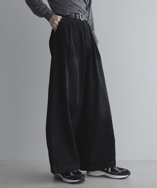 remer(リメール)の「Loose Blust Drape Corduroy Buggy PT / ルーズブラストドレープコーデュロイバギーワイドパンツ(その他パンツ・メンズ・ブラウン系その他/グレー系その他/ブラック系その他・LARGE/MEDIUM/SMALL/X-SMALL)」の9枚目の写真