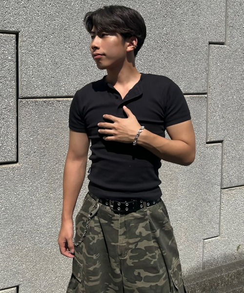 SBG（エスビー）の「インフルエンサー 蘭丸 × SBG サージカルステンレス ミックスチェーンブレスレット（ブレスレット・メンズ・シルバー・FREE）」の4枚目の写真