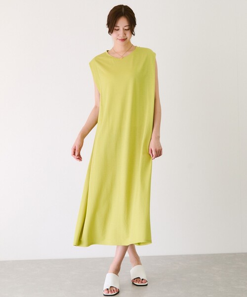 Jayro（ジャイロ）の「カノコ肩タックフレアワンピース（ワンピース・レディース・ブラック/グレー系その他/イエロー/キャメル・FREE）」の21枚目の写真