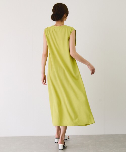 Jayro（ジャイロ）の「カノコ肩タックフレアワンピース（ワンピース・レディース・ブラック/グレー系その他/イエロー/キャメル・FREE）」の17枚目の写真