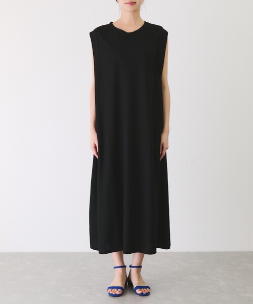 Jayro（ジャイロ）の「カノコ肩タックフレアワンピース（ワンピース・レディース・ブラック/グレー系その他/イエロー/キャメル・FREE）」の12枚目の写真