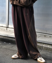 SUPERTHANKS | ベロアコンビネーション ワイドパンツVelour Panel Wide Pants(その他パンツ)