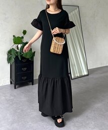 prose verse | フリルスリーブカットリブマーメイドワンピース(ワンピース)