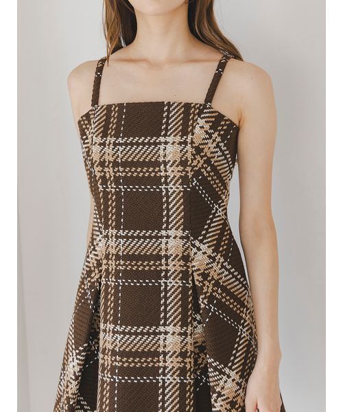 WEB限定】ロービングチェックミニワンピース（ワンピース）｜SNIDEL