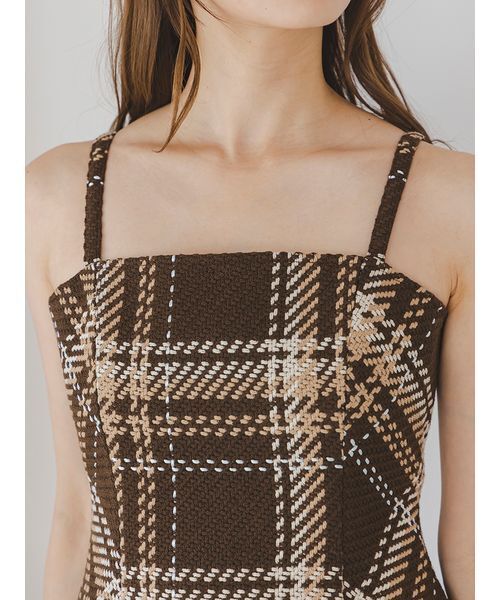 WEB限定】ロービングチェックミニワンピース（ワンピース）｜SNIDEL