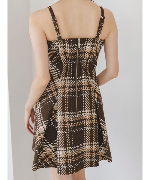 WEB限定】ロービングチェックミニワンピース（ワンピース）｜SNIDEL