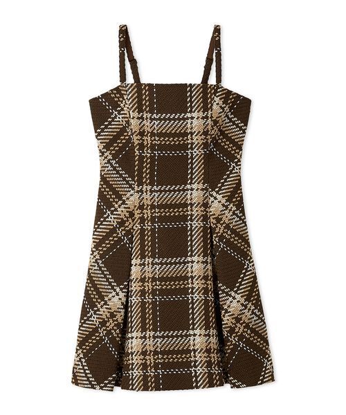 WEB限定】ロービングチェックミニワンピース（ワンピース）｜SNIDEL