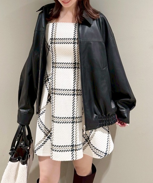 WEB限定】ロービングチェックミニワンピース（ワンピース）｜SNIDEL