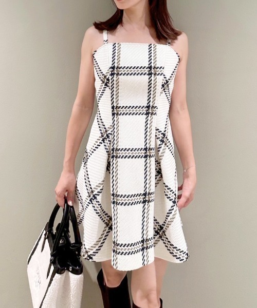 WEB限定】ロービングチェックミニワンピース（ワンピース）｜SNIDEL