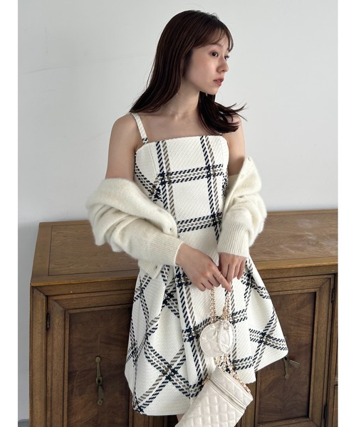 WEB限定】ロービングチェックミニワンピース（ワンピース）｜SNIDEL