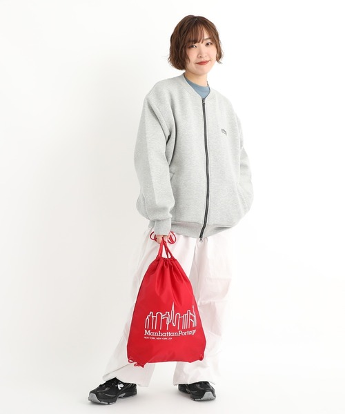 Manhattan Portage（マンハッタンポーテージ）の「【再入荷】Drawstring Backpack -ドローストリングバックパック-（バックパック/リュック・メンズ・ブラック/レッド・SMALL）」の16枚目の写真