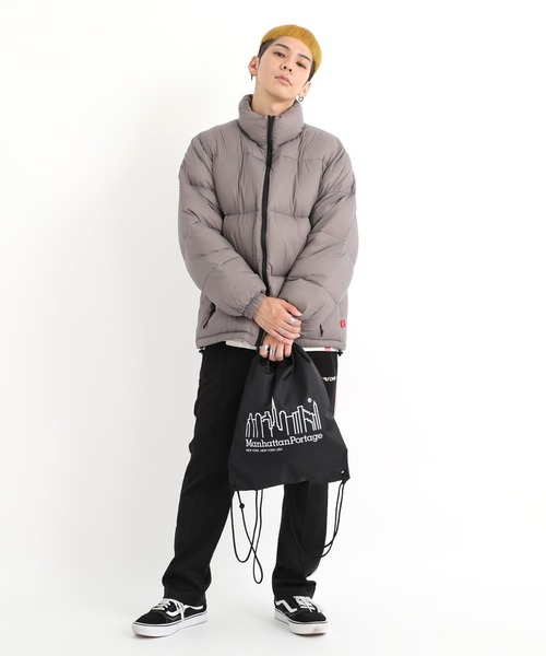 Manhattan Portage（マンハッタンポーテージ）の「【再入荷】Drawstring Backpack -ドローストリングバックパック-（バックパック/リュック・メンズ・ブラック/レッド・SMALL）」の10枚目の写真