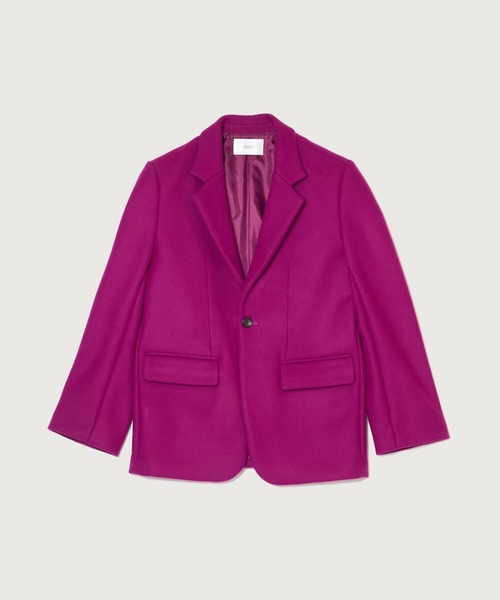 G.V.G.V.（ジーヴィージーヴィー）の「SINGLE BREASTED JACKET COAT（テーラードジャケット・レディース・マジェンタ/ブラック/ネイビー・ONE SIZE）」の20枚目の写真