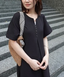CORNERS（コーナーズ）の「キーネックエアリーワンピース（ワンピース）」