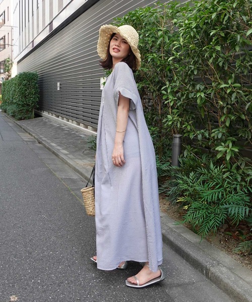 セール】キーネックエアリーワンピース（ワンピース）｜CORNERS