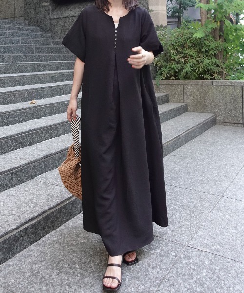 セール】キーネックエアリーワンピース（ワンピース）｜CORNERS