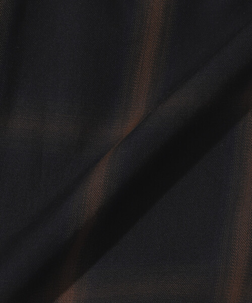 Firsthand（ファーストハンド）の「Firsthand/ファーストハンド オンブレーチェック フレアヨークシャツ / 5分袖チェックシャツ（シャツ/ブラウス・レディース・ブラック/オフホワイト・FREE）」の21枚目の写真