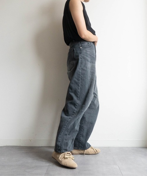 Fabby fabby(ファビィーファビィー)の「Wコードスニーカー(スニーカー・レディース・ブラック/ベージュ/ブラウン/グレー・MEDIUM/LARGE/SMALL)」の9枚目の写真