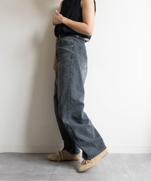 Fabby fabby(ファビィーファビィー)の「Wコードスニーカー(スニーカー・レディース・ブラック/ベージュ/ブラウン/グレー・MEDIUM/LARGE/SMALL)」の10枚目の写真