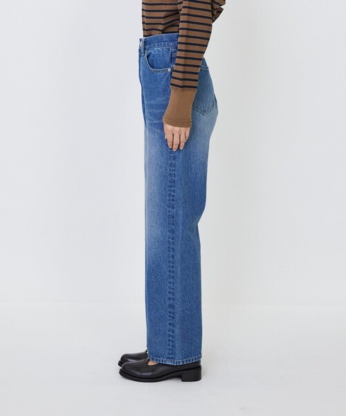 LOISIR（ロワズィール）の「デニムストレートパンツ（デニムパンツ・レディース・ブラック系その他/インディゴブルー・36/38/40）」の10枚目の写真