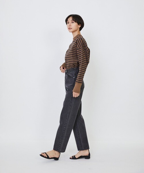 LOISIR（ロワズィール）の「デニムストレートパンツ（デニムパンツ・レディース・ブラック系その他/インディゴブルー・36/38/40）」の15枚目の写真