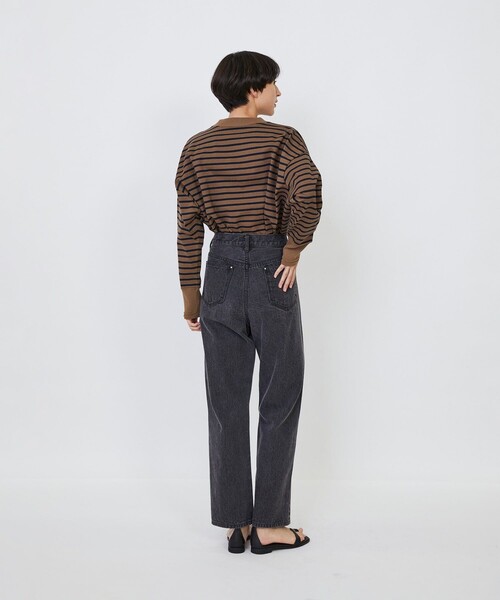 LOISIR（ロワズィール）の「デニムストレートパンツ（デニムパンツ・レディース・ブラック系その他/インディゴブルー・36/38/40）」の16枚目の写真