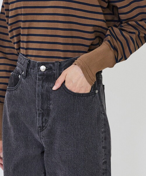 LOISIR（ロワズィール）の「デニムストレートパンツ（デニムパンツ・レディース・ブラック系その他/インディゴブルー・36/38/40）」の22枚目の写真