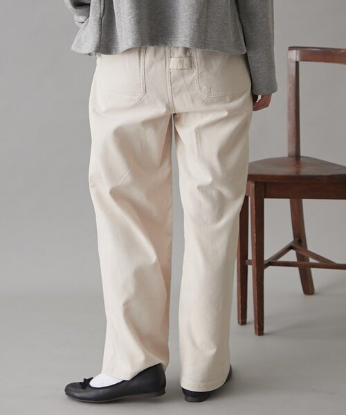 GEVACO（ゲバコ）の「【3サイズ展開】【GEVACO】コーデュロイイージーワイドパンツ（その他パンツ・レディース・キャメル/アイボリー/ブラック・SMALL/MEDIUM/LARGE）」の6枚目の写真