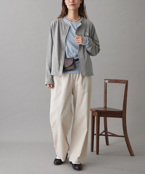 GEVACO（ゲバコ）の「【3サイズ展開】【GEVACO】コーデュロイイージーワイドパンツ（その他パンツ・レディース・キャメル/アイボリー/ブラック・SMALL/MEDIUM/LARGE）」の9枚目の写真