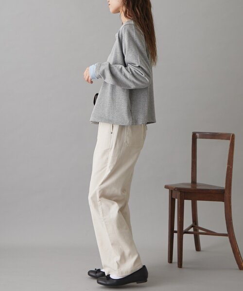 GEVACO（ゲバコ）の「【3サイズ展開】【GEVACO】コーデュロイイージーワイドパンツ（その他パンツ・レディース・キャメル/アイボリー/ブラック・SMALL/MEDIUM/LARGE）」の12枚目の写真