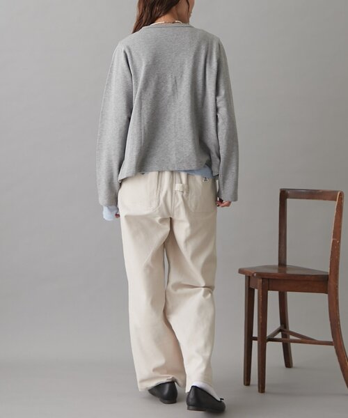 GEVACO（ゲバコ）の「【3サイズ展開】【GEVACO】コーデュロイイージーワイドパンツ（その他パンツ・レディース・キャメル/アイボリー/ブラック・SMALL/MEDIUM/LARGE）」の13枚目の写真