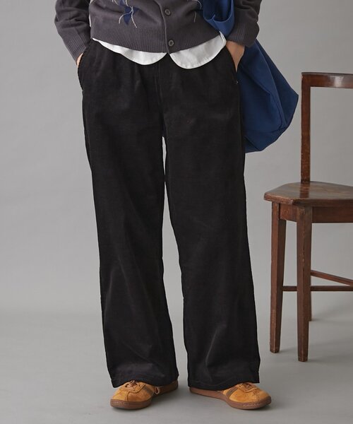 GEVACO（ゲバコ）の「【3サイズ展開】【GEVACO】コーデュロイイージーワイドパンツ（その他パンツ・レディース・キャメル/アイボリー/ブラック・SMALL/MEDIUM/LARGE）」の14枚目の写真