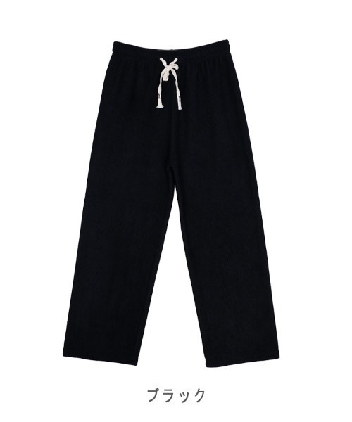 CLOTHY（クロシィ）の「【あったか裏ボアシリーズ】裏ボアコーデュロイパンツ（スラックス・レディース・オフホワイト/ブラック/ベージュ/ブラウン/ピンク・MEDIUM/LARGE）」の14枚目の写真