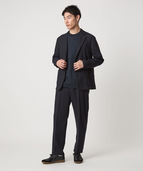 セール】ウォッシャブル フラノ ツイル リラックス ジャケット