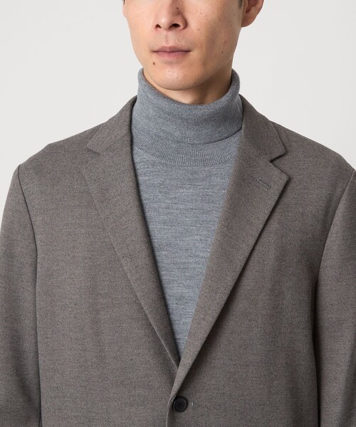 green label relaxing（グリーンレーベルリラクシング）の「ウォッシャブル フラノ ツイル リラックス ジャケット -ストレッチ-（テーラードジャケット・メンズ・ダークグレー/ベージュ/ネイビー・S/M/L/XL）」の16枚目の写真