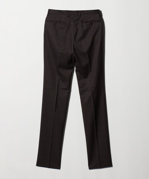 green label relaxing（グリーンレーベルリラクシング）の「REDA グレンチェック HX 1プリーツ スーツパンツ（スーツパンツ・メンズ・ダークブラウン/ダークグレー・80/76/84/88/92/72）」の9枚目の写真