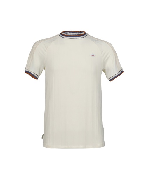adidas(アディダス)の「CLOT KNT CLR TEE(Tシャツ/カットソー・メンズ・オフホワイト・X-SMALL/X-LARGE)」の1枚目の写真